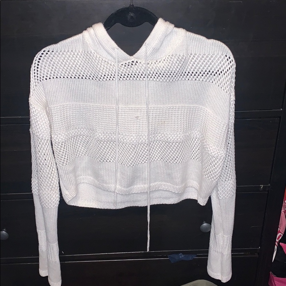 Garage Hooded crop sweater